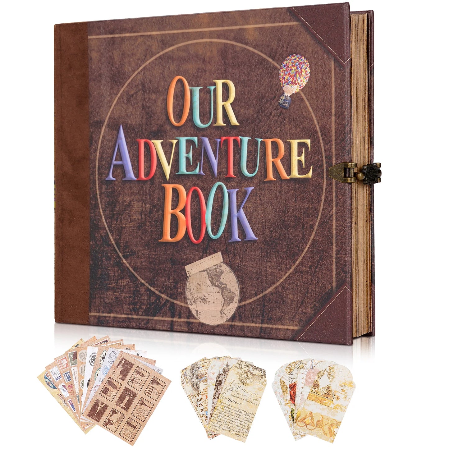 Our Adventure Book 146 Page DIY Handmade Photo Album Scrapbook