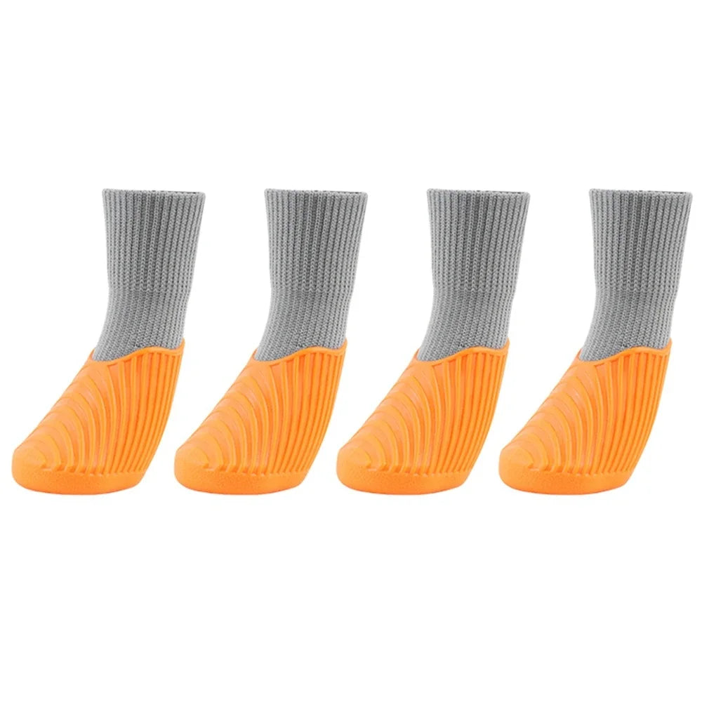 4PCS Dog Shoes Waterproof