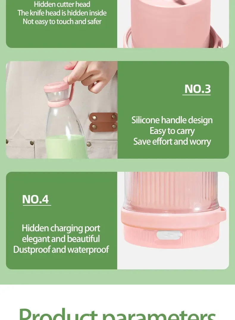 Electric Juicer Cup Blender USB