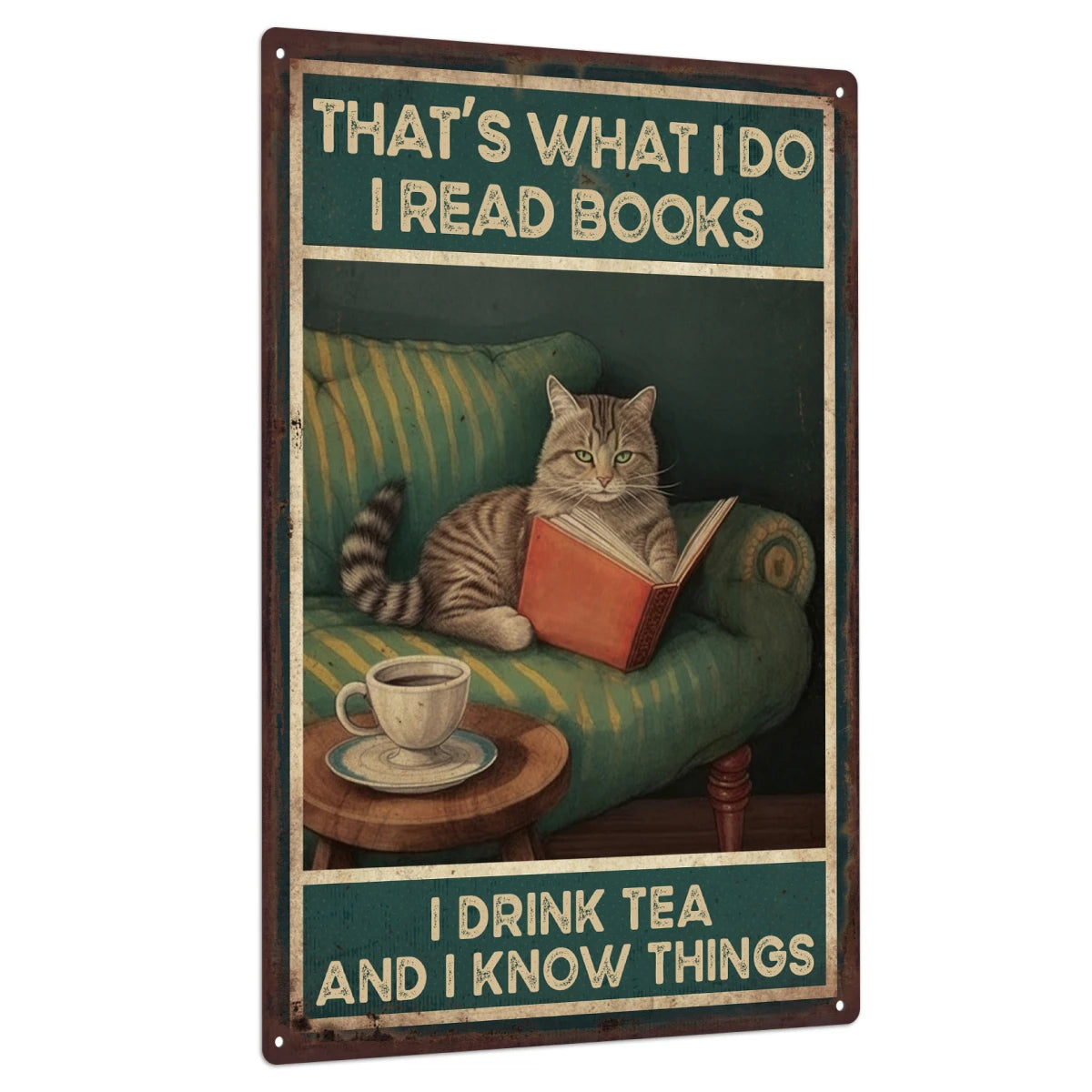 Retro Wall Decor for Study, Den