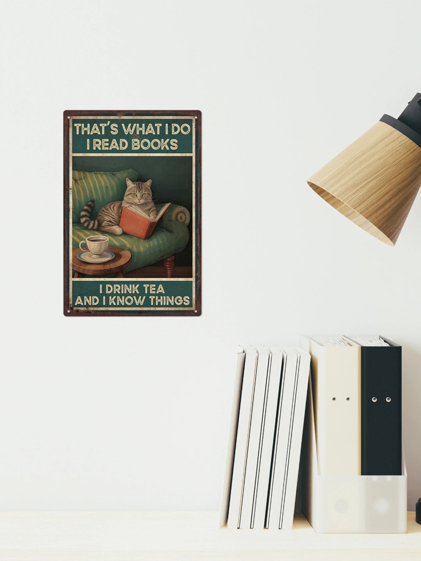 Retro Wall Decor for Study, Den