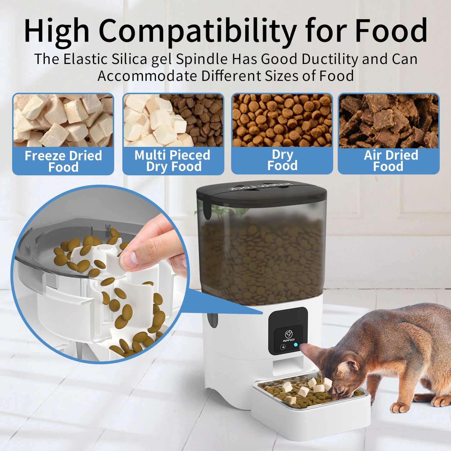 Automatic Feeder with APP Control for Remote Feeding