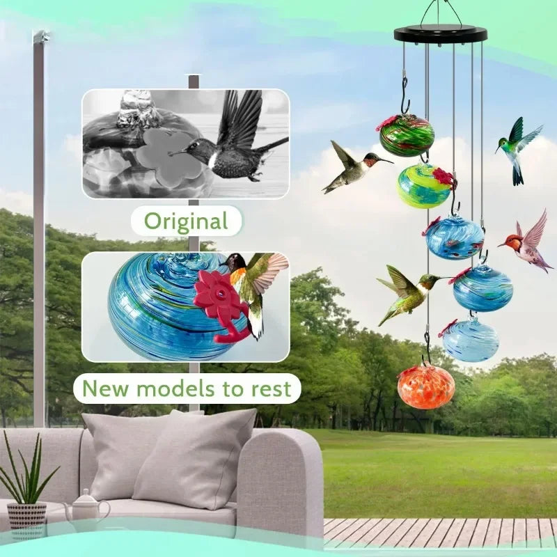 Hummingbird Feeders Wind Chimes