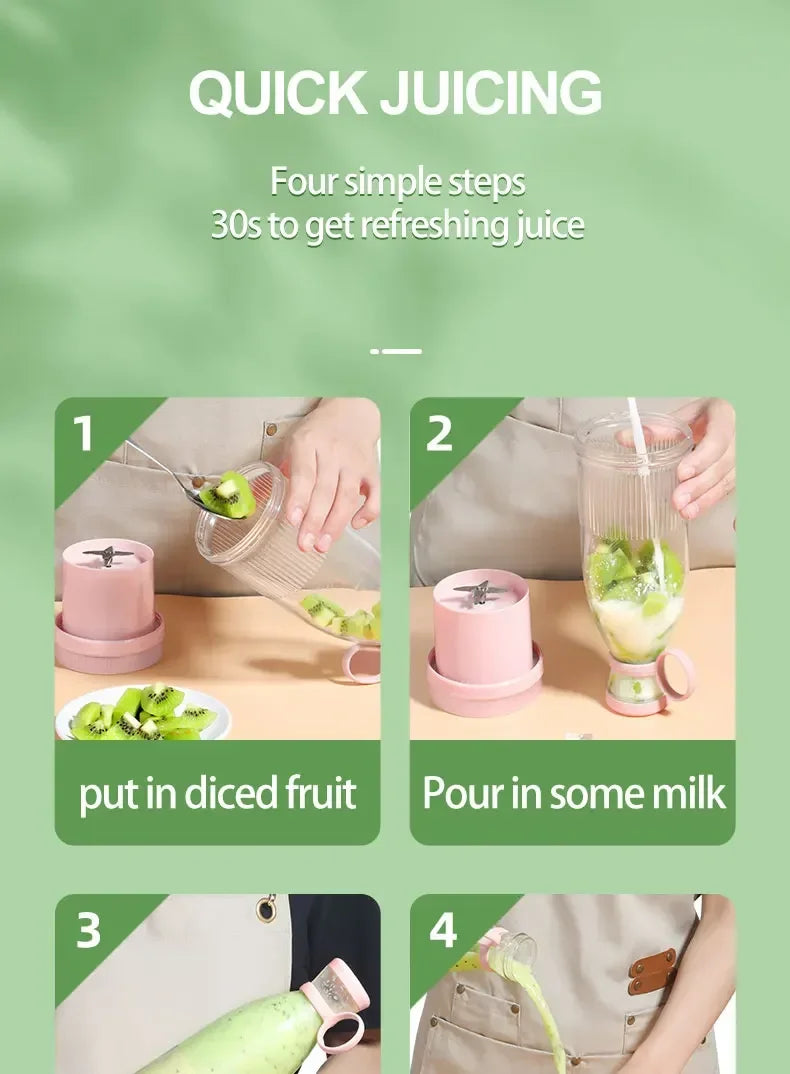 Electric Juicer Cup Blender USB