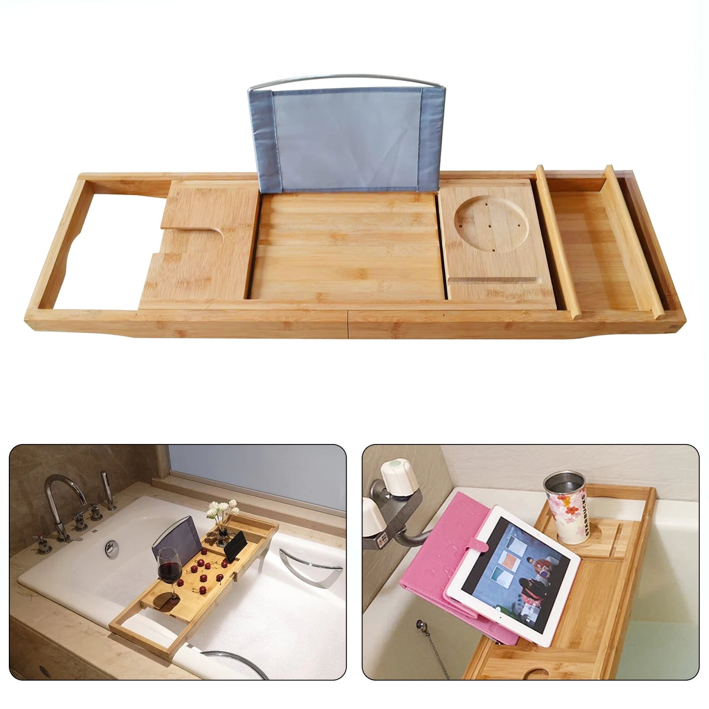 Wooden Bath Caddy