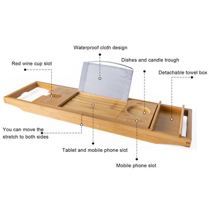 Wooden Bath Caddy
