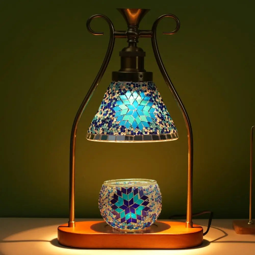 Moroccan Mosaic Lamp, Wax Warmer