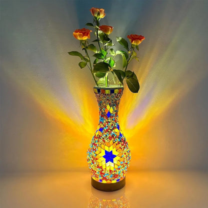 Mosaic Vase Lamp, USB