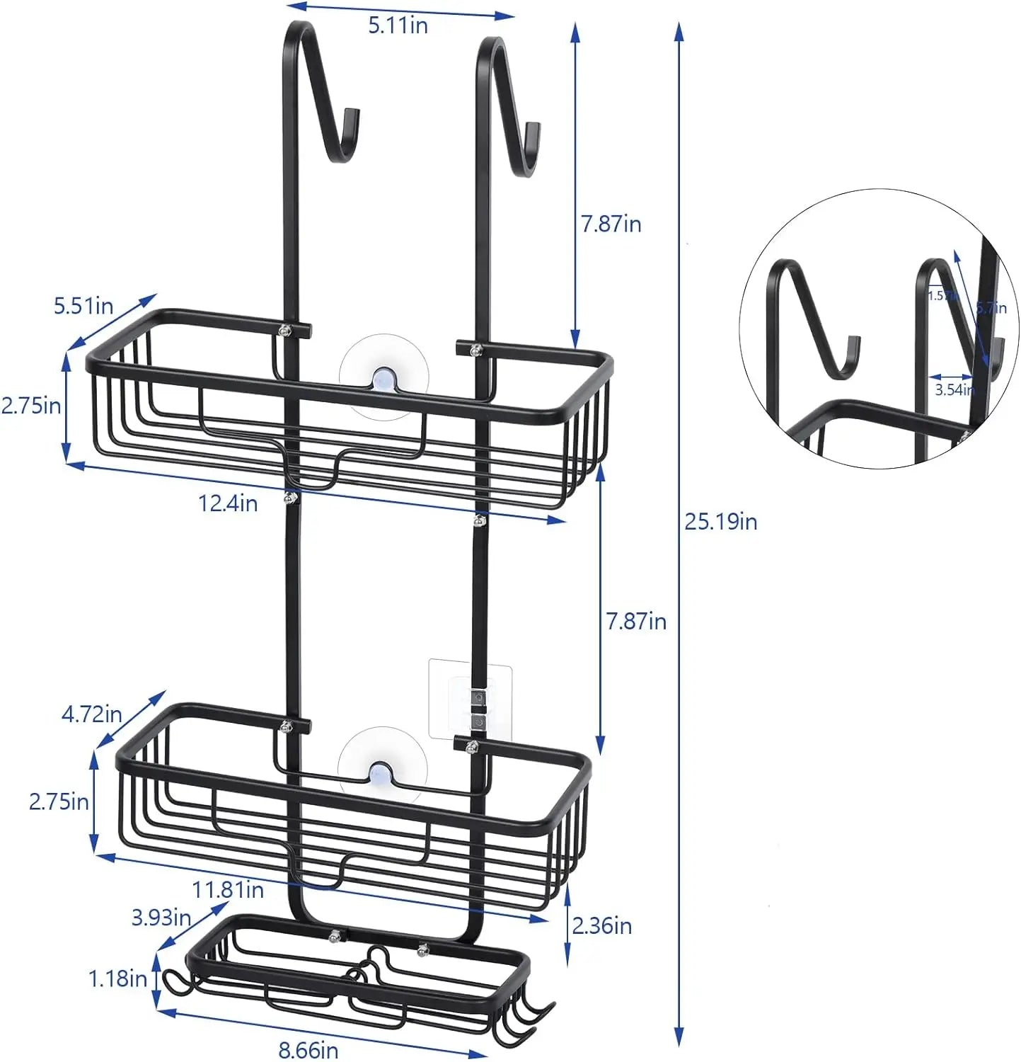 Over the Door Shower Caddy