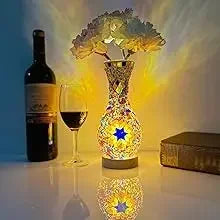 Mosaic Vase Lamp, USB