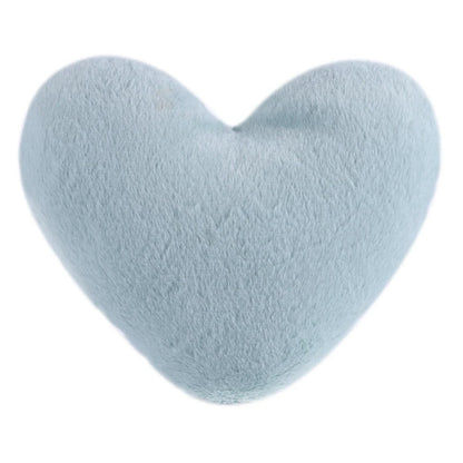 Faux Fur Decorative Heart Pillow
