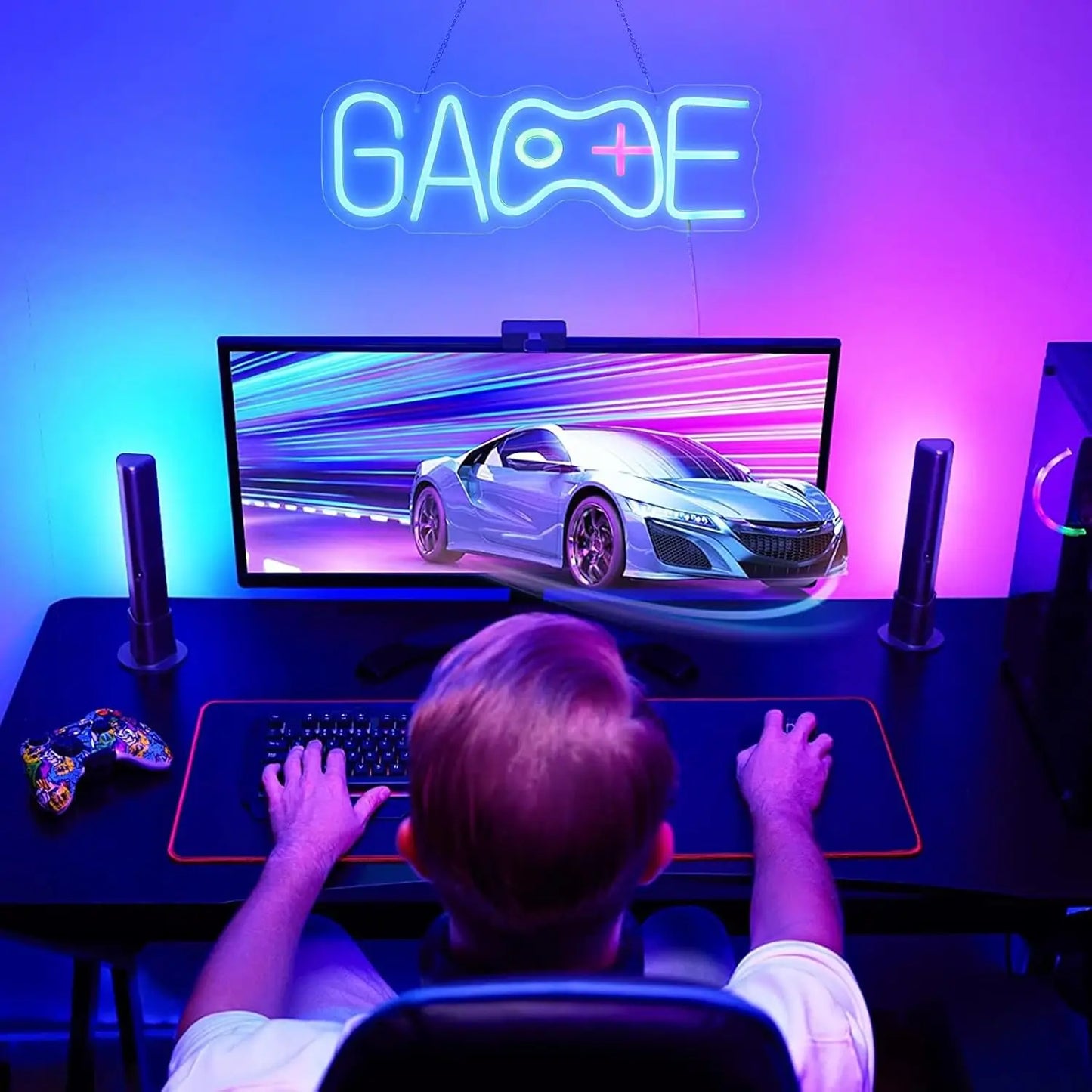 Gaming Neon Signs Wall Decor