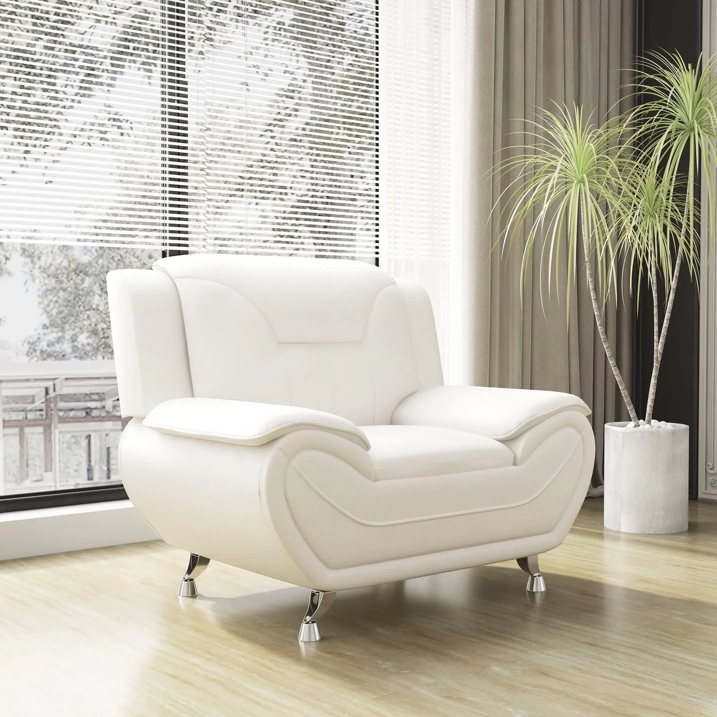 Modern Compact 1-Seat Sofa