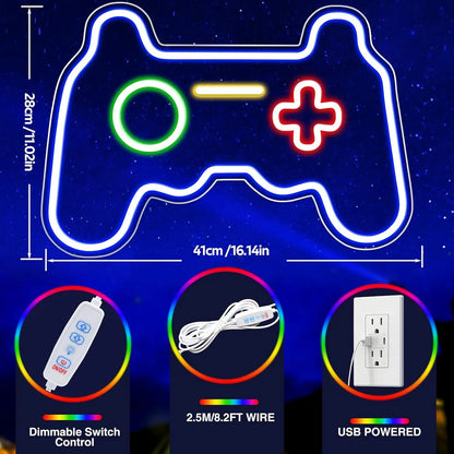 Gaming Neon Signs Wall Decor