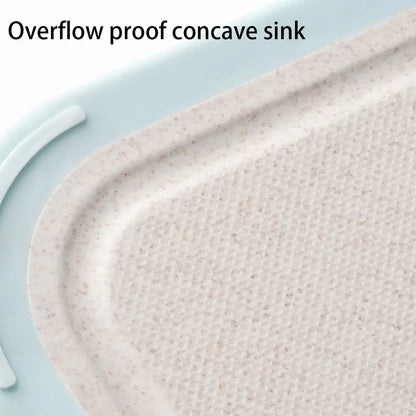 Double-Sided Cutting Board, Stainless Steel and Wheat Straw