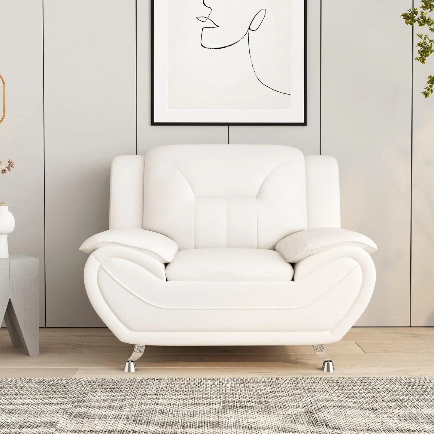 Modern Compact 1-Seat Sofa