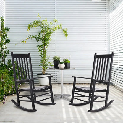 Wooden Patio Rocking Chair