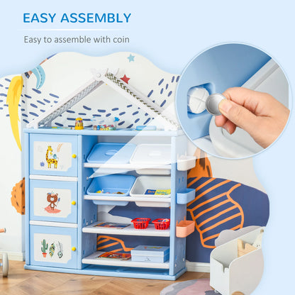 Multi-Style Shelf Organizer for Kids Bedroom