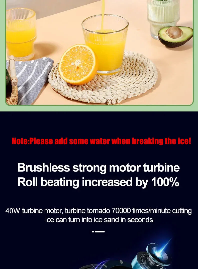 Electric Juicer Cup Blender USB